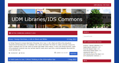 Desktop Screenshot of commons.udmercy.edu