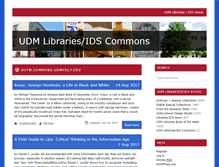 Tablet Screenshot of commons.udmercy.edu