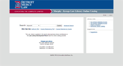 Desktop Screenshot of murphy.law.udmercy.edu