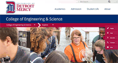 Desktop Screenshot of eng-sci.udmercy.edu